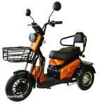 Електрическа триколка двуместна MaxMotors Pudding 1800W, оранжева - Image 6