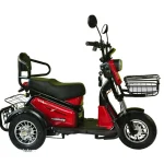 Електрическа триколка двуместна MaxMotors Pudding 1500W, червена - Image 2