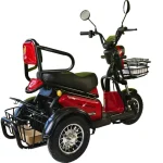 Електрическа триколка двуместна MaxMotors Pudding 1500W, червена - Image 3