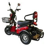 Електрическа триколка двуместна MaxMotors Pudding 1500W, червена - Image 4