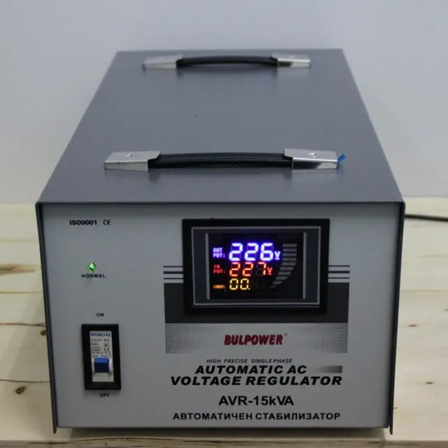 storage Стабилизатор на ток 20kVA Bulpower - монофазен, с LED дисплей - Image 1