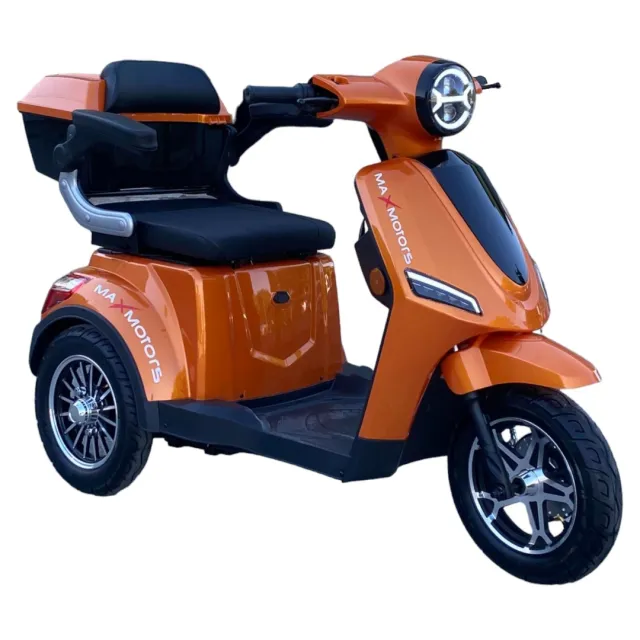 Електрическа триколка оранжева | Lux 1500W - Max Motors Електрическа триколка оранжева | Lux 1500W - Max Motors