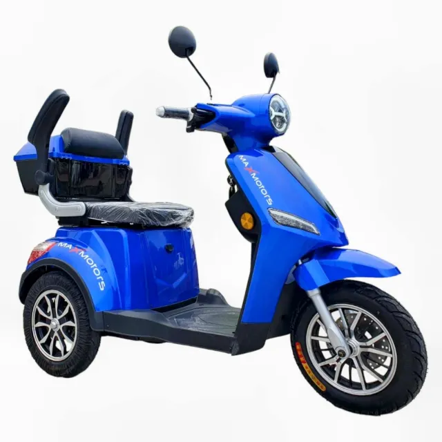 Електрическа триколка | 1500W 20Ah | FM1 синя - MaxMotors Електрическа триколка | 1500W 20Ah | FM1 синя - MaxMotors
