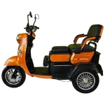 Електрическа триколка MaxMotors X2 - триместна, 1500W, оранжева - Image 4