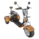 Електрическа триколка Harley 3000W | Златист - Max Motors