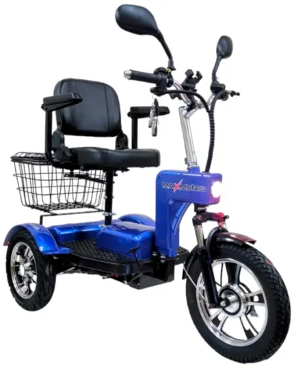 Електрическа триколка | A6 Lux | 1000W | синя - MaxMotors