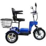 Електрическа триколка Max Motors A6 LUX 1000W, Синя - Image 2
