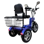Електрическа триколка Max Motors A6 LUX 1000W, Синя - Image 3