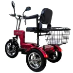 Електрическа триколка Max Motors A6 LUX 1000W, Червена - Image 3
