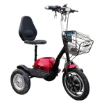 Електрическа триколка A2 | 48V 500W | Червенa - Max Motors