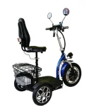 Електрическа триколка MaxMotors А3 750W, с предно предаване, Синя - Image 3