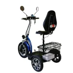 Електрическа триколка MaxMotors А3 750W, с предно предаване, Синя - Image 4