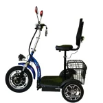 Електрическа триколка MaxMotors А3 750W, с предно предаване, Синя - Image 5