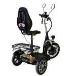 Електрическа триколка Max Motors 48V/12Ah, Черна - Image 2