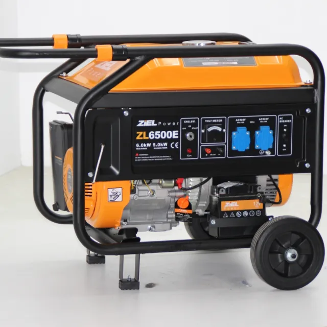 storage Генератор за ток 6.5kW Ziel ZL6500 - бензинов, монофазен, с ел. старт - Image 1