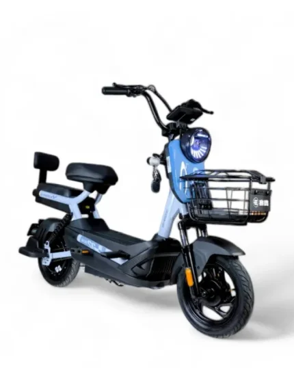 Електрически скутер с педали | 750W | син - MaxMotors