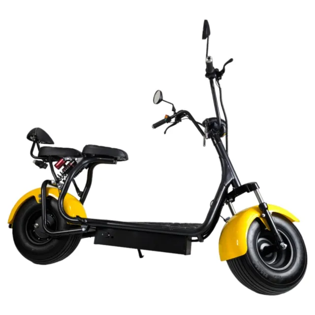 storage Електрически скутер Max Motors 1500W BIG Harley, жълт - Image 1