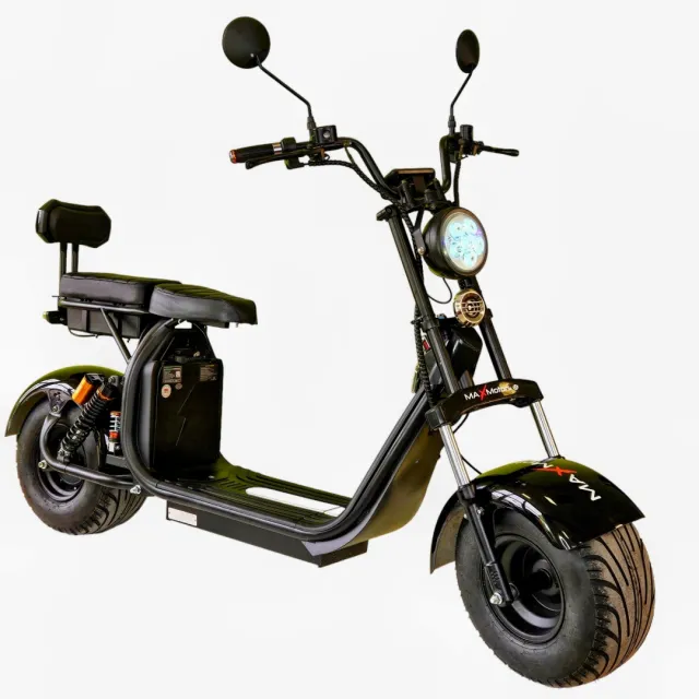 storage Електрически скутер 2000W Big Harley Max Motors, Черен - Image 1