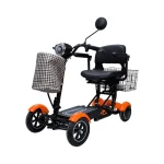 Електрическа четириколка сгъваема 750W MaxMotors, оранжева - Image 3