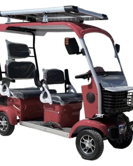 Електрическа четириколка соларен | 60V | кафяв - Max Motors