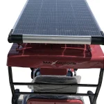 Електрическа четириколка със соларен панел CARGO LUX 1500W/60V/20Ah, кафяв - Image 5