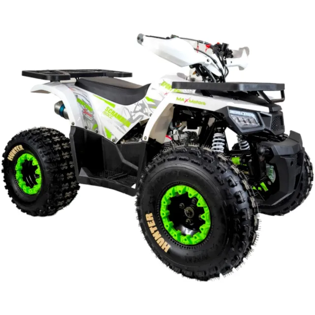 АТВ Бензиново | 150cc | Бял/Зелен | Sport - MaxMotors АТВ Бензиново | 150cc | Бял/Зелен | Sport - MaxMotors
