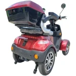 Електрическа четириколка Max Motors New - 1500W, FM4, Червено бордо - Image 2