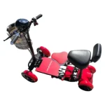 Електрическа четириколка Max Motors - 750W, сгъваема + детска седалка - Image 3
