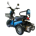 Електрическа триколка MaxMotors Pudding - 1500W, двуместна, синя - Image 3