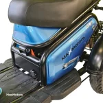 Електрическа триколка MaxMotors Pudding - 1500W, двуместна, синя - Image 5