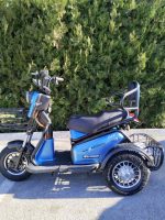 Електрическа триколка MaxMotors Pudding - Двуместна, 1200W, Blue - Image 2