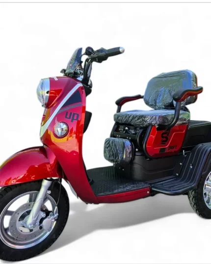 Електрическа триколка триместна | 1500W | Red - MaxMotors