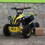 Детско бензиново АТВ MaxMotors Grizzly New SPORT – Black & Yellow - Image 2