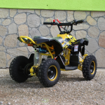 Детско бензиново АТВ MaxMotors Grizzly New SPORT – Black & Yellow - Image 4
