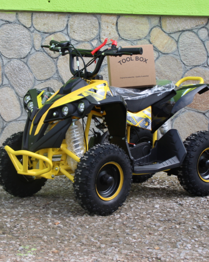 Детско бензиново АТВ | Grizzly | Black&Yellow - Max Motors