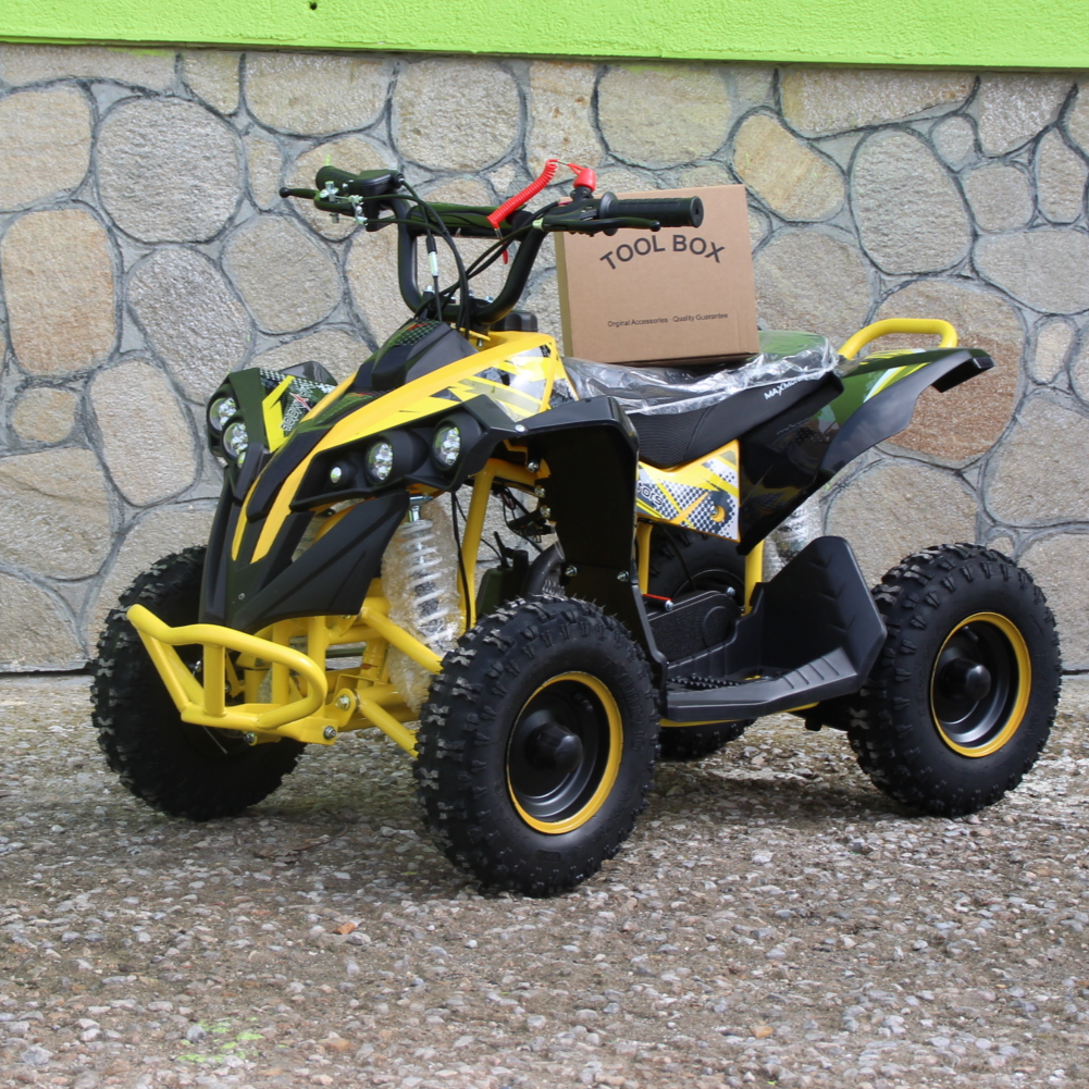 Детско бензиново АТВ | Grizzly | Black&Yellow - Max Motors Детско бензиново АТВ | Grizzly | Black&Yellow - Max Motors