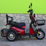 Двуместна електрическа триколка MaxMotors Pudding 1800W-48V-20Ah, RED - Image 4