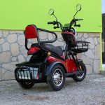 Двуместна електрическа триколка MaxMotors Pudding 1800W-48V-20Ah, RED - Image 3