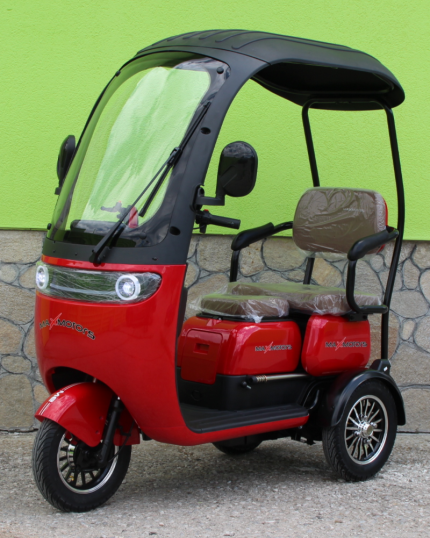 Електрическа Триколка X3 - Триместна, с покрив | MaxMotors