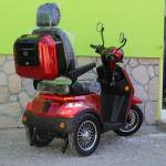 Електрическа триколка Max Motors FM2 New PRO 1800W, 25Ah, Red - Image 4