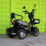 Двуместна електрическа триколка MaxMotors Pudding - 1800W, New BLACK - Image 2
