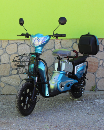Електрически скутер-велосипед | 500W | Blue - Max Motors