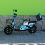Електрически скутер-велосипед Max Motors EBZ16 500W – светло Син - Image 5
