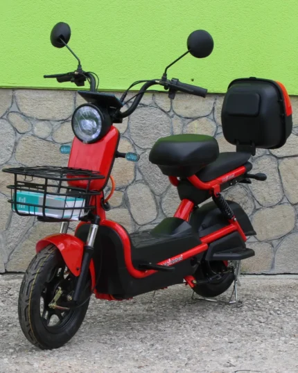 Електрически скутер с педали | 500W/15Ah | Red - MaxMotors