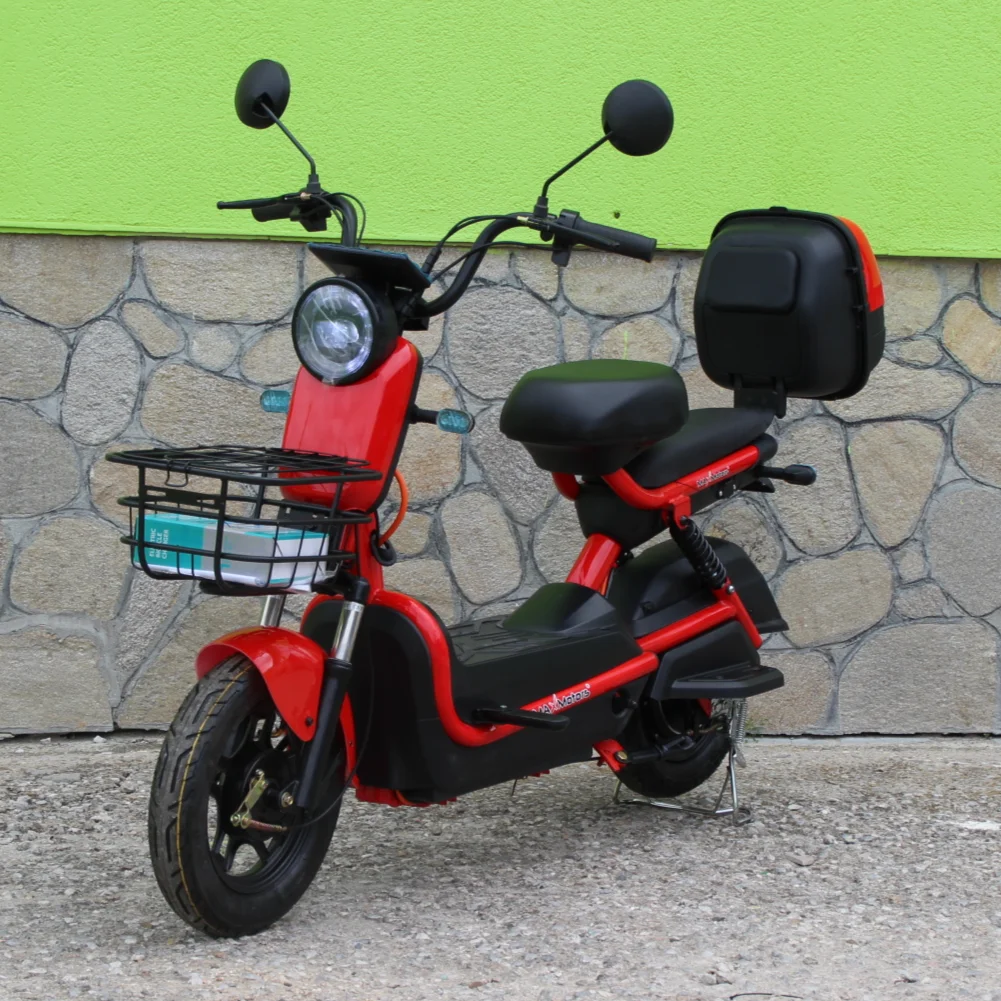 Електрически скутер с педали | 500W/15Ah | Red - MaxMotors Електрически скутер с педали | 500W/15Ah | Red - MaxMotors