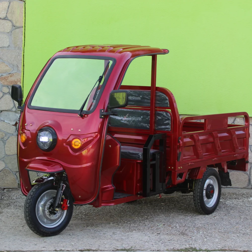 Електрическа триколка | 2000, Red | 600 кг товар - Maxmotors Електрическа триколка | 2000, Red | 600 кг товар - Maxmotors