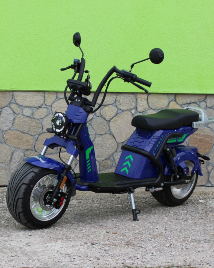 Електрически скутер | 3500W, цвят Син/Черен - MaxMotors