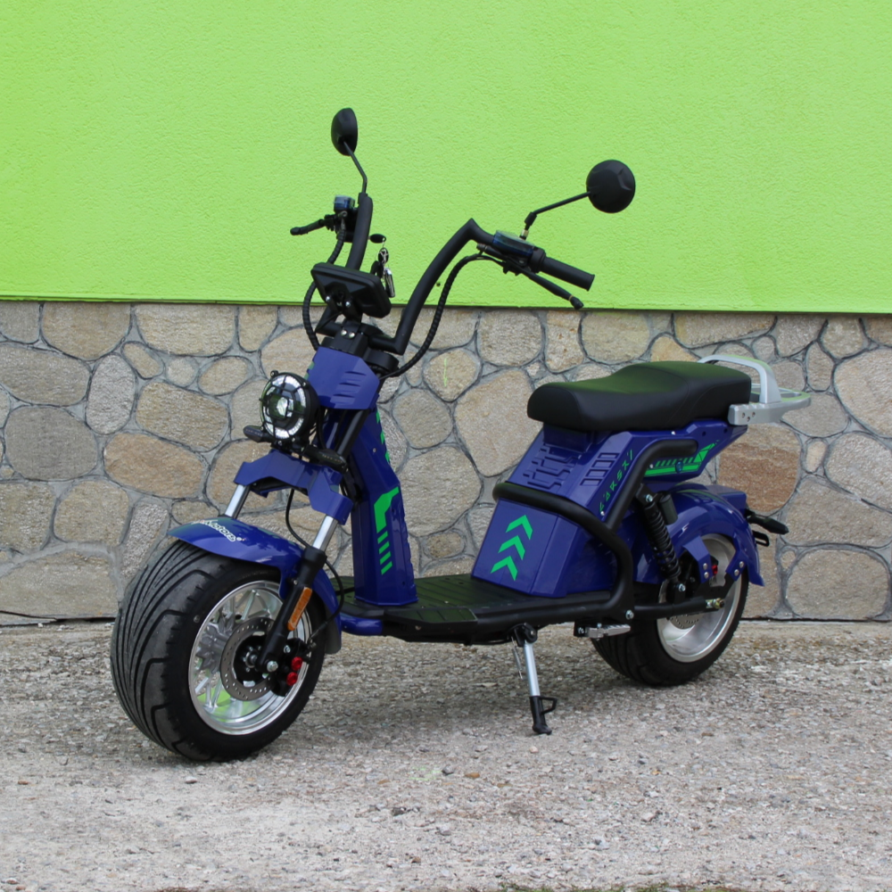 Електрически скутер | 3500W, цвят Син/Черен - MaxMotors Електрически скутер | 3500W, цвят Син/Черен - MaxMotors