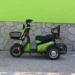 Двуместна електрическа триколка MaxMotors Pudding 1800W GREEN - Image 3
