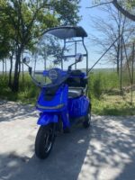 Електрическа триколка MaxMotors FM1 Lux Blue с покрив1500W - Image 2